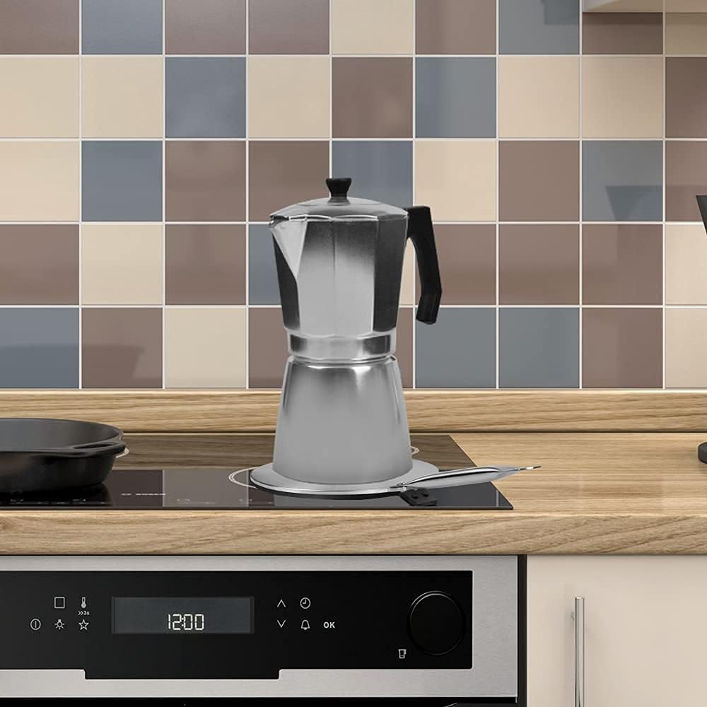 ROSSETTO Induktion Adapterplatte Hitzeverteiler Induktionsadapterplatte 19cm Edelstahl für Espressok