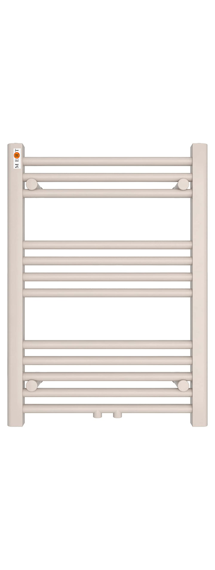 Badheizkörper Handtuchheizkörper mit Mittelanschluss weiss gerade 500x700 mm Stahl 50x70, Stahl 50x7