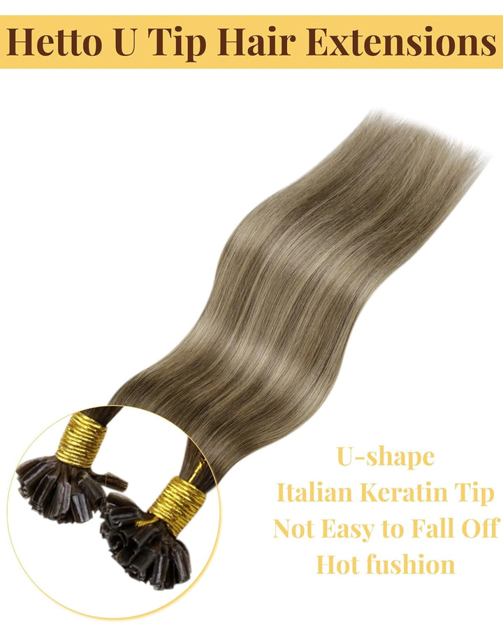 Hetto Bondings Echthaar Extensions Remy Bondings Extensions Echthaar Balayage Keratin Bonding Extens