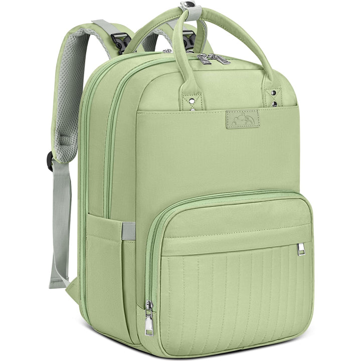RAINSMORE Baby Wickelrucksack Gross Wickeltasche Rucksack mit Kinderwagengurten und Wickelunterlage