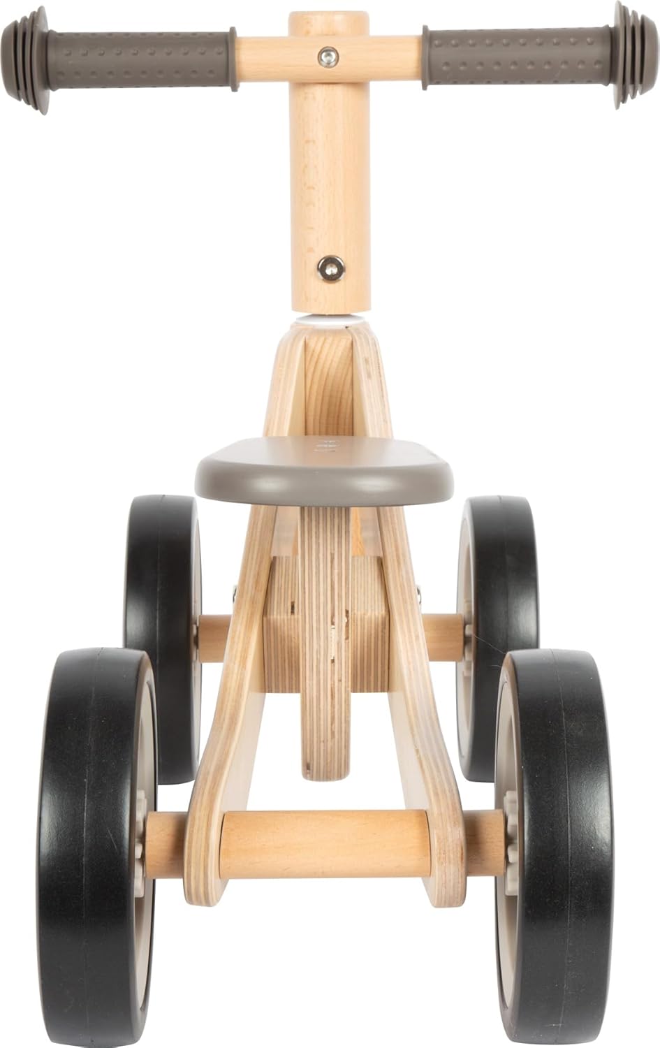small foot Rutscher Esel aus Holz, mit verstellbarem Sitz und Lenkertasche im Esel-Look, Fahrzeug fü