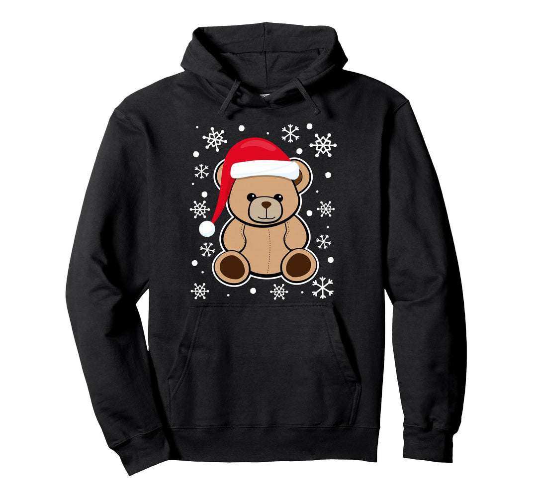 Teddybär Teddy Mit Weihnachtsmütze Kuscheltier Weihnachten Pullover Hoodie