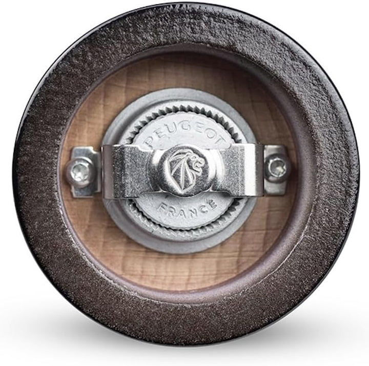 Salz- und Pfeffermühlen-Set, schwarz und weiss lackiert, 18cm