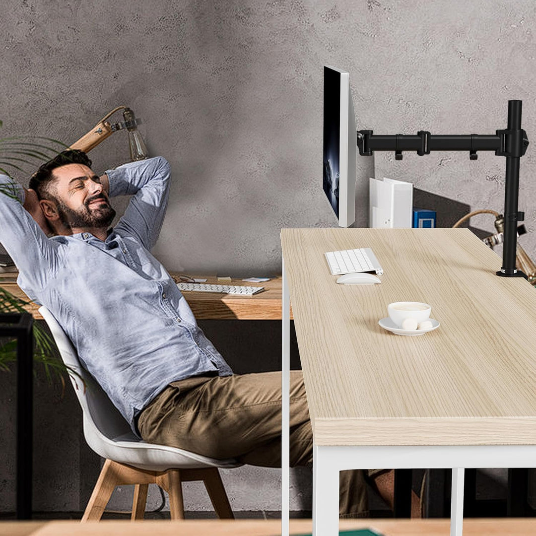Duronic DM251X3 BK Monitorhalterung für 13 bis 27 Zoll (33-68 cm) Gebogene Flachbildschirme 8 kg Höh