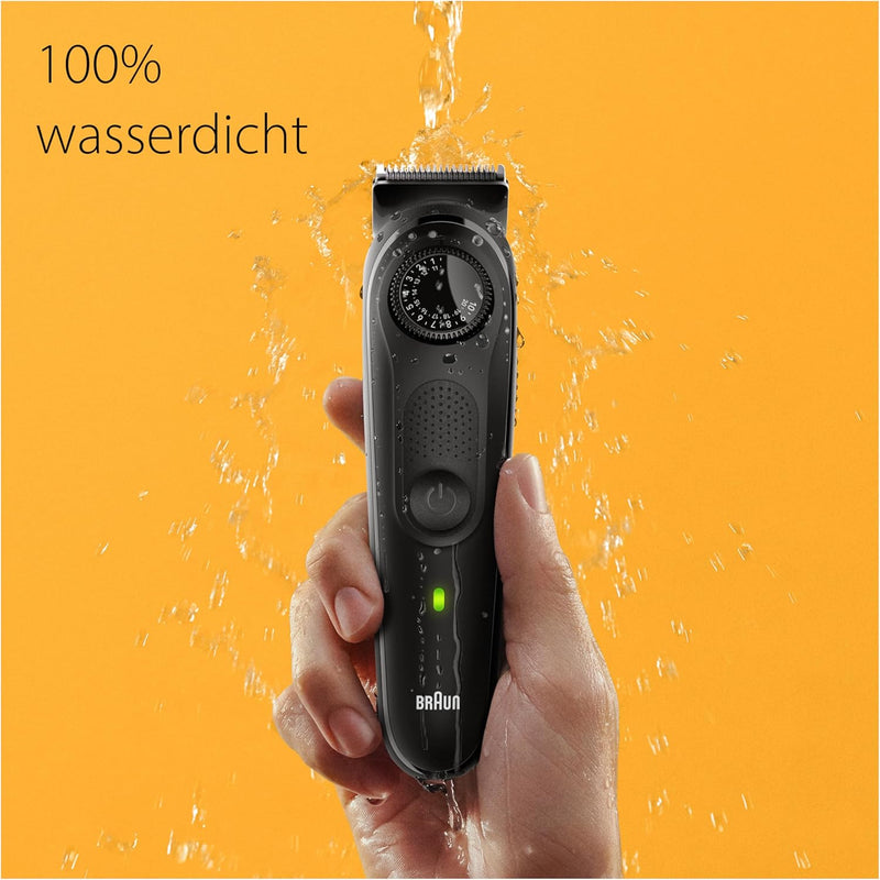 Braun Barttrimmer, Bartschneider/Trimmer/Haarschneider Herren, Haarschneidemaschine mit ultrascharfe