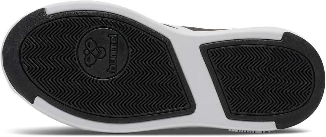 hummel Klettverschluss Sneaker Stadil Light Kinder 28 EU Black White, 28 EU Black White