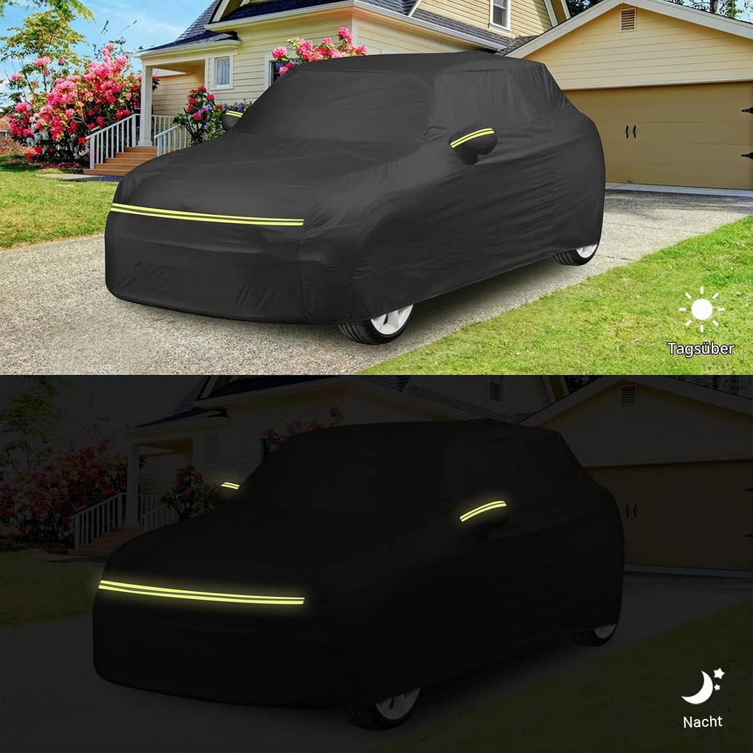 Autoabdeckung Vollgarage Ersatz für Mini Cooper 3 Doors 2000-2024, 300D Allwetter Reflektierende Aut