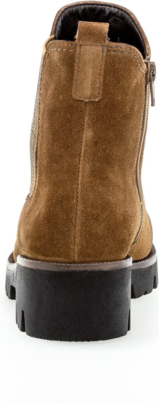 Gabor Damen Chelsea Boots, Frauen Stiefeletten,Wechselfussbett,Komfortweite (H) 37 EU Weit Braun Cog