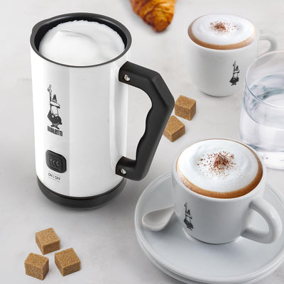 Bialetti Milch Frother Elettrico, Milchaufschäumer für Cappuccino, Fassungsvermögen 150 ml Cappuccin