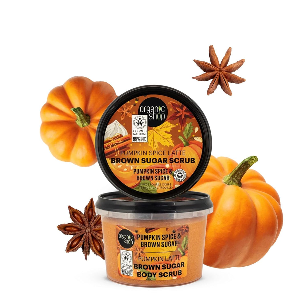 Organic Shop Pumpkin Spice Latte Body Scrub Brown Sugar (250ml) Pumpkin Spice Latte 254 g (1er Pack)