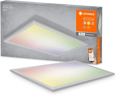 LEDVANCE Smarte LED Panel Leuchte mit WiFi Technologie für Innen, Lichtfarbe änderbar (3000-6500K),