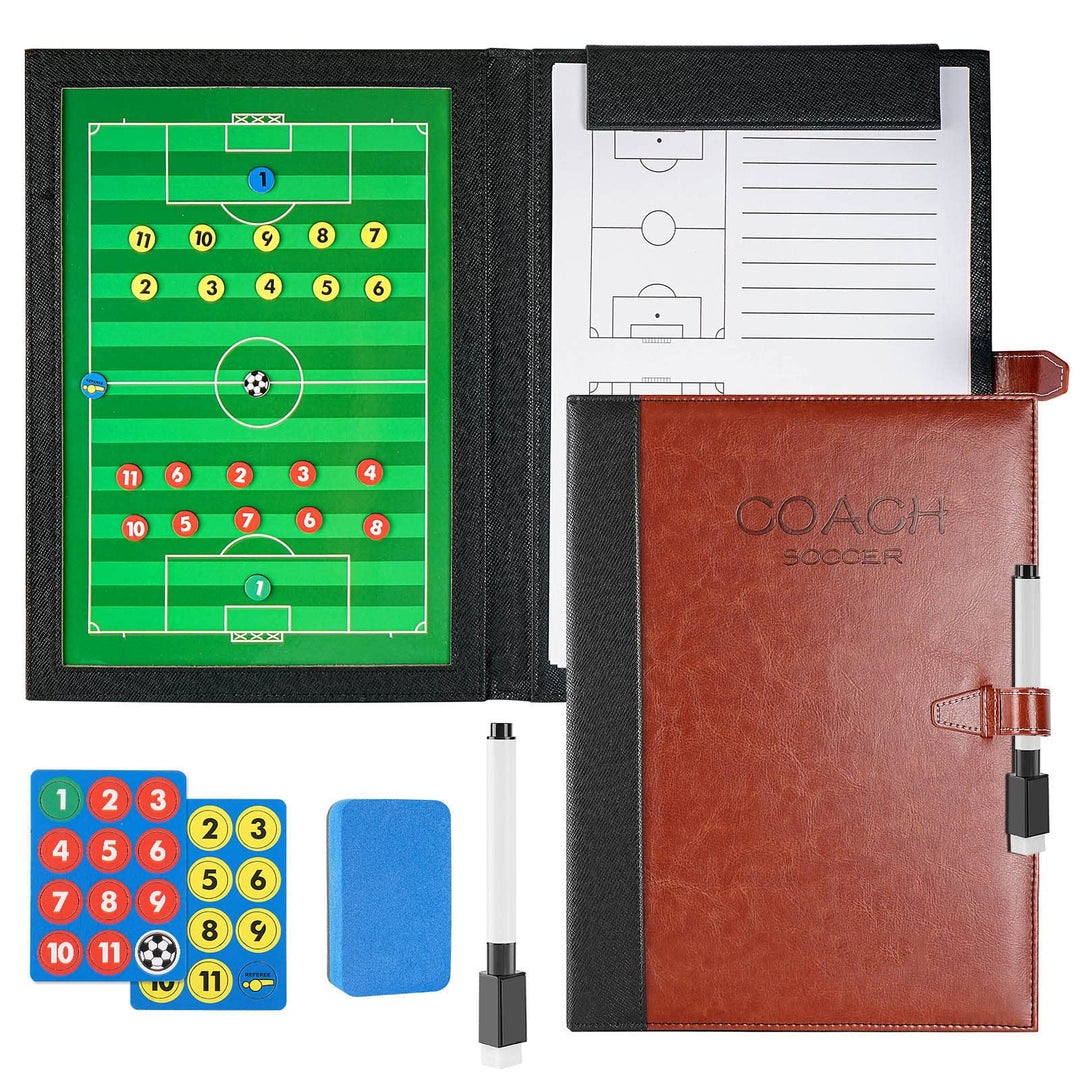 LaceDaisy Professional Faltbares Fussball Taktiktafel Fussball Magnetic Coach Board