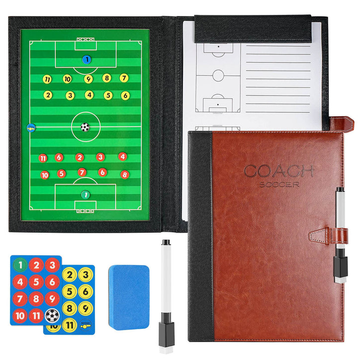 LaceDaisy Professional Faltbares Fussball Taktiktafel Fussball Magnetic Coach Board