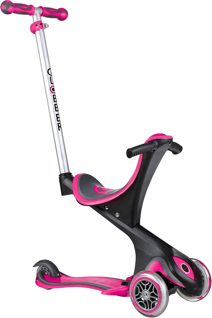 GLOBBER GO-UP Comfort – 3 in 1 Dreirad, Laufrad und Scooter, 120/80 mm, ABEC 5, 3-rädrig, höhenverst
