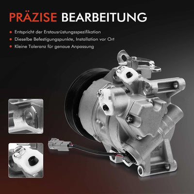 Frankberg Kompressor Klimaanlage Kompatibel mit Yaris P1 1.3L Benzin 2002-2005 Yaris NCP1 NLP1 SCP1