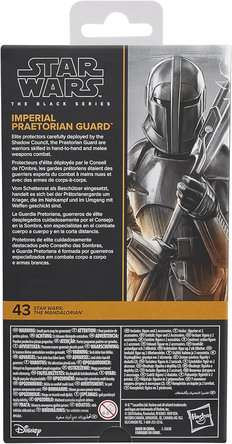 Star Wars The Black Series Imperialer Prätorianischer Gardist, Star Wars: The Mandalorian Premium Ac