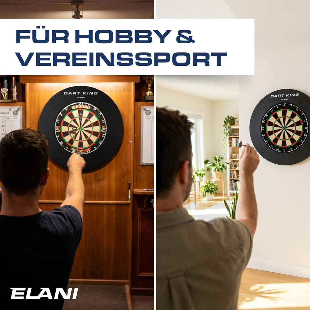 ELANI – klimaneutraler Dartring für optimalen Schutz von Wand, Boden, Dartpfeil und Flight – passgen