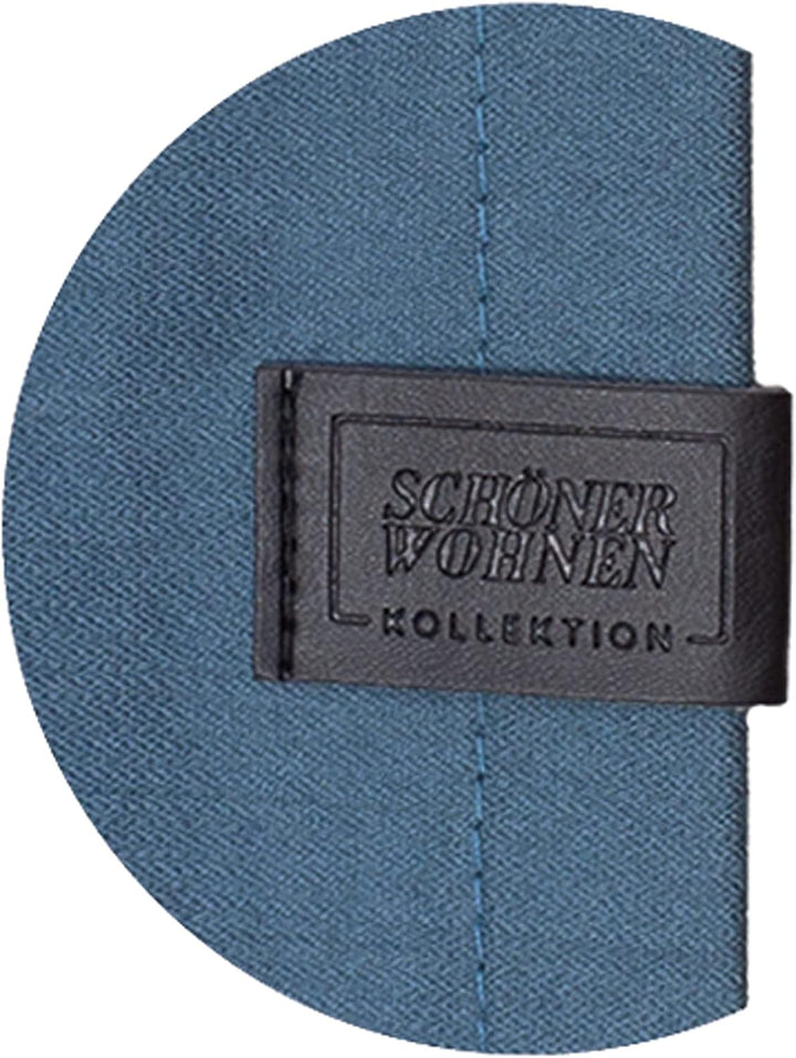 Schöner Wohnen Kollektion Gardine Soft 130x250 - Vorhang Blickdicht blau Baumwollmix - Vorhänge Wohn