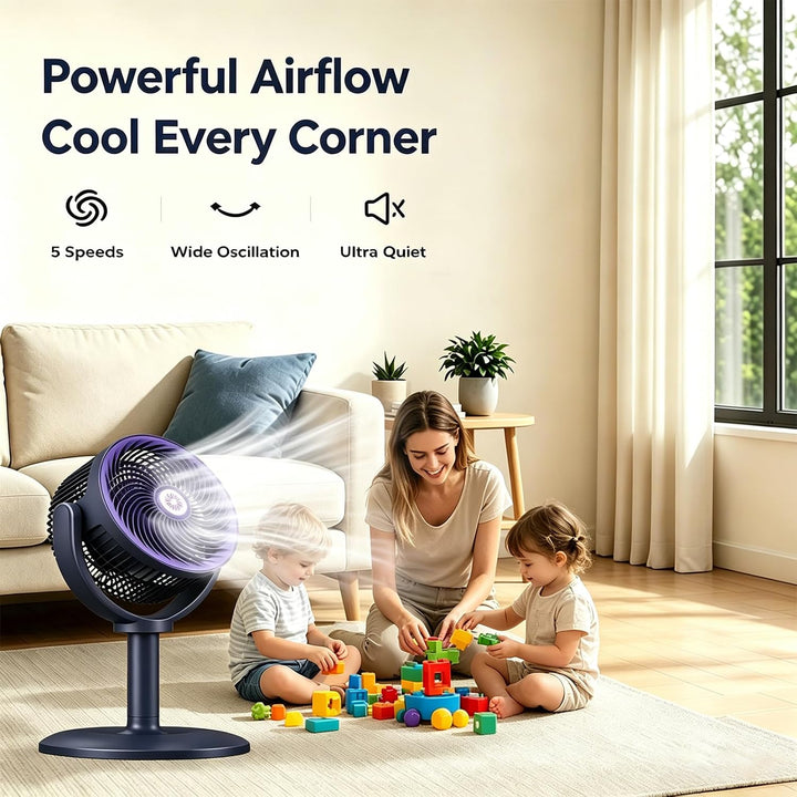 Standventilator flexibel als Boden, oder Tischventilator nutzbar