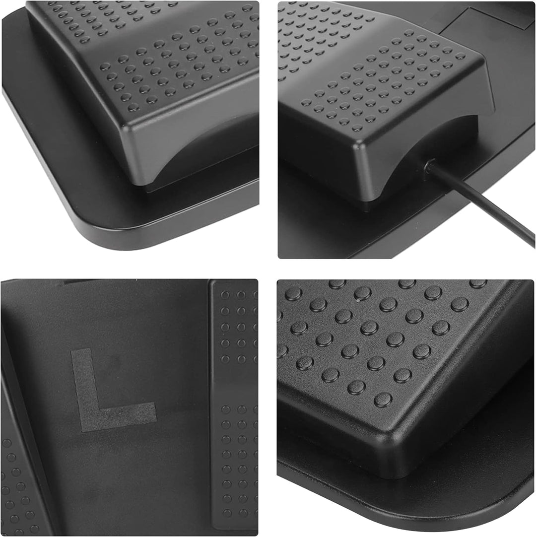 Bewinner USB Triple Foot Pedal, Triple Keys Controller Mechanischer Schalter, USB Foot Control Keybo
