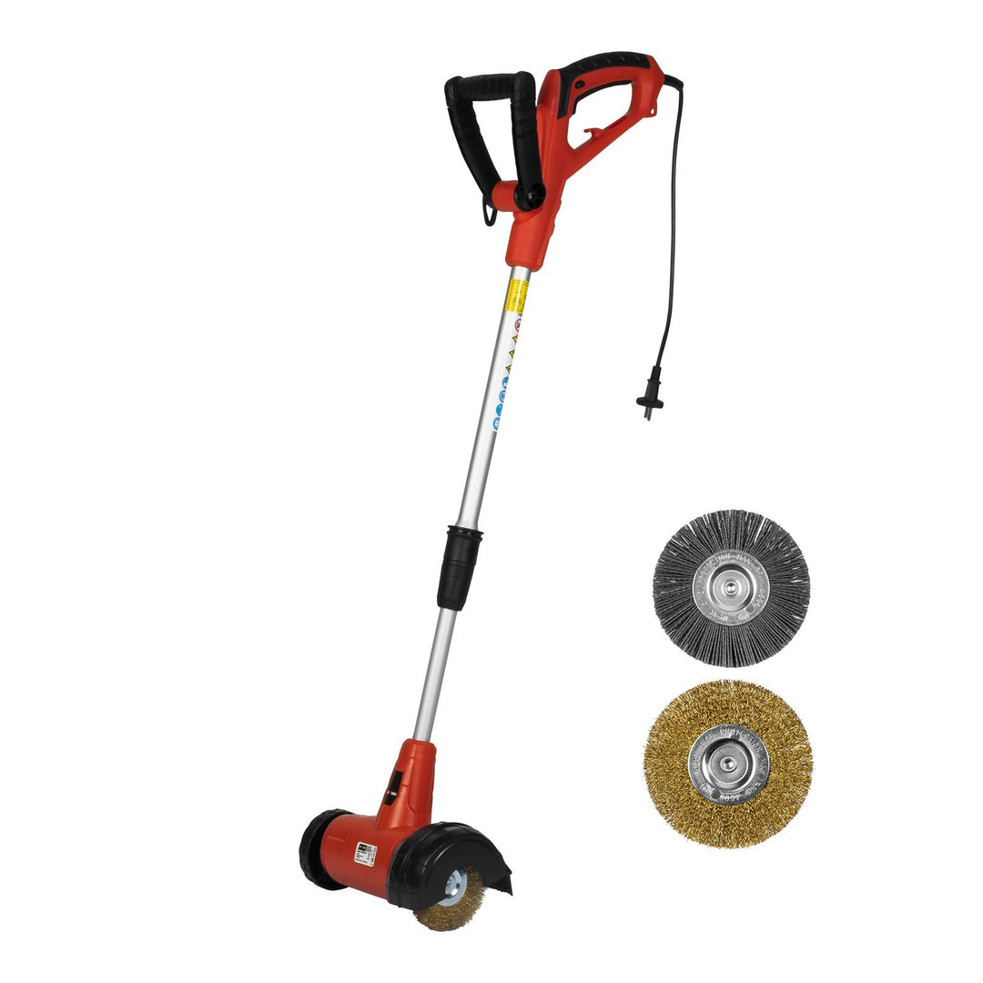 Grafner elektrische Fugenbürste mit kraftvollen 400 Watt und 1800 U/min, ergonomischer Teleskop-Hand
