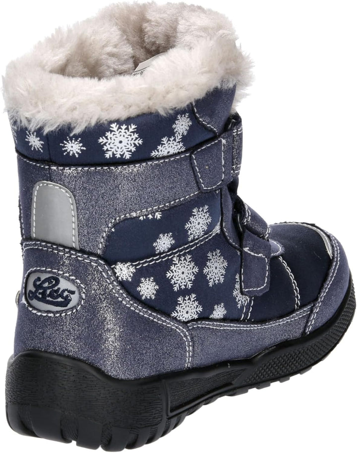 Lico Mädchen Antonia V Schneestiefel 25 EU Marine Silber, 25 EU Marine Silber