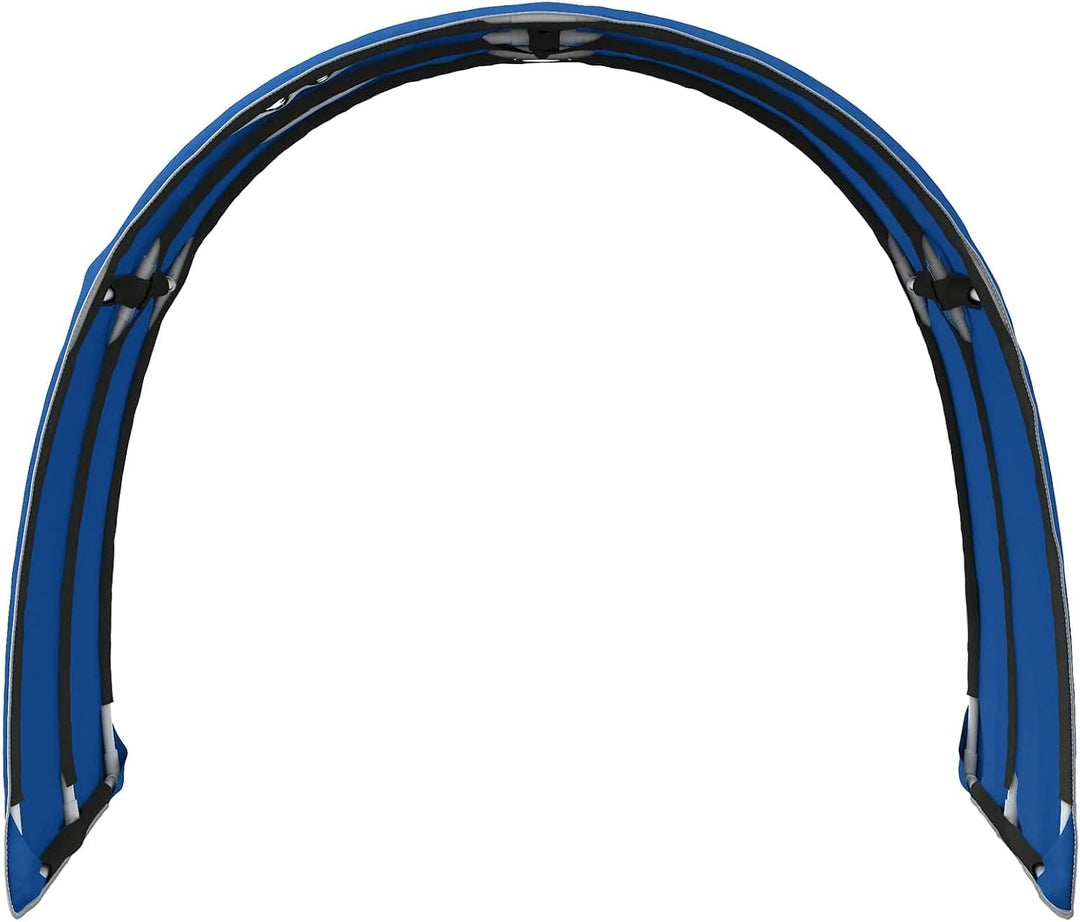 Bettunnel 2 Stück Blau 211 x 67,5 x 2 cm Polyester für Kingsize-Bett, zubehör Ersatzteil, rutschfest