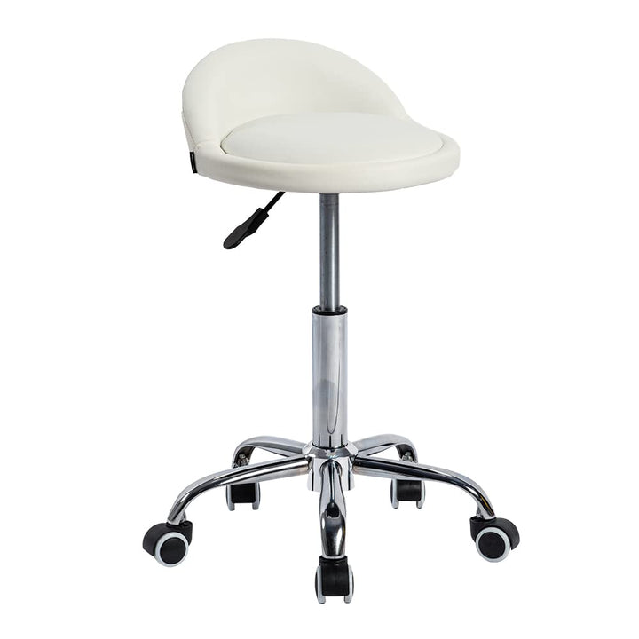 Mingone Bürohocker mit Rollen Sattelhocker mit Niedrige Rückenlehne Ergonomische Arbeitsstuhl Kosmet