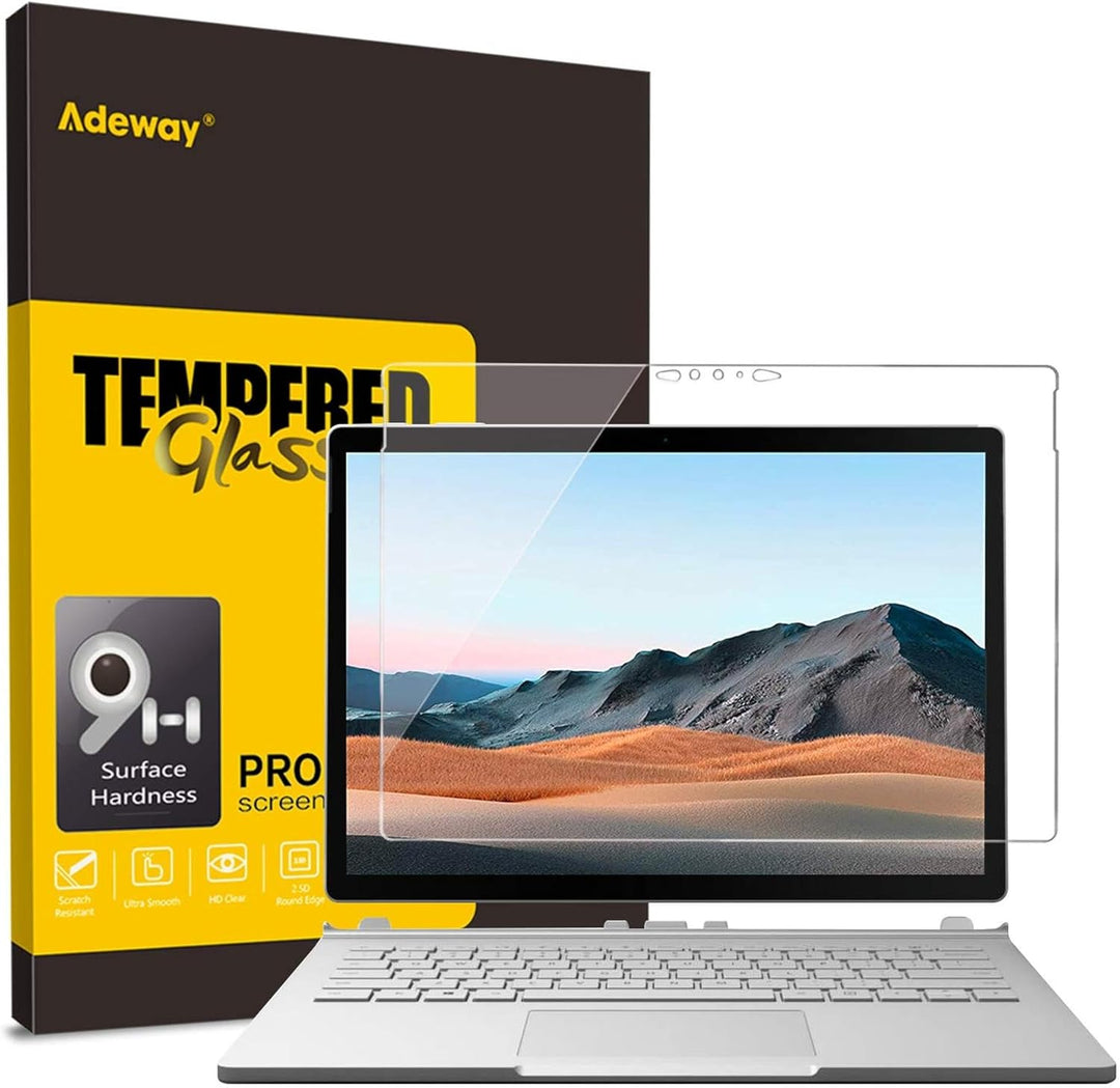 Adeway Surface Book 3 Schutzfolie, 9H Härtegrad/Einfache Installation/Hohe Empfindlichkeit Displaysc