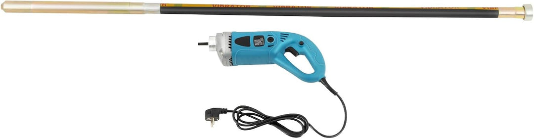 Betonrüttler, 1300W Elektrischer Betonrüttler Betonwerkzeug 4300RPM mit 1,5m Rüttelstab Betonrüttelf