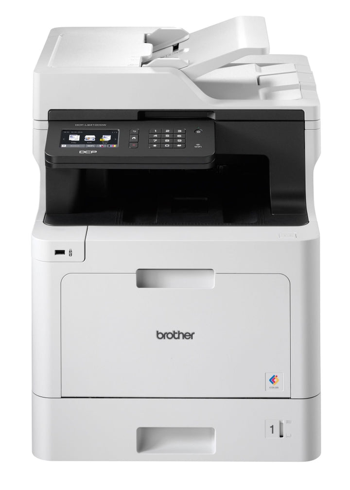 Brother DCP-L8410CDW Professionelles 3-in-1 Farblaser-Multifunktionsgerät (31 Seiten/Min., Drucker,