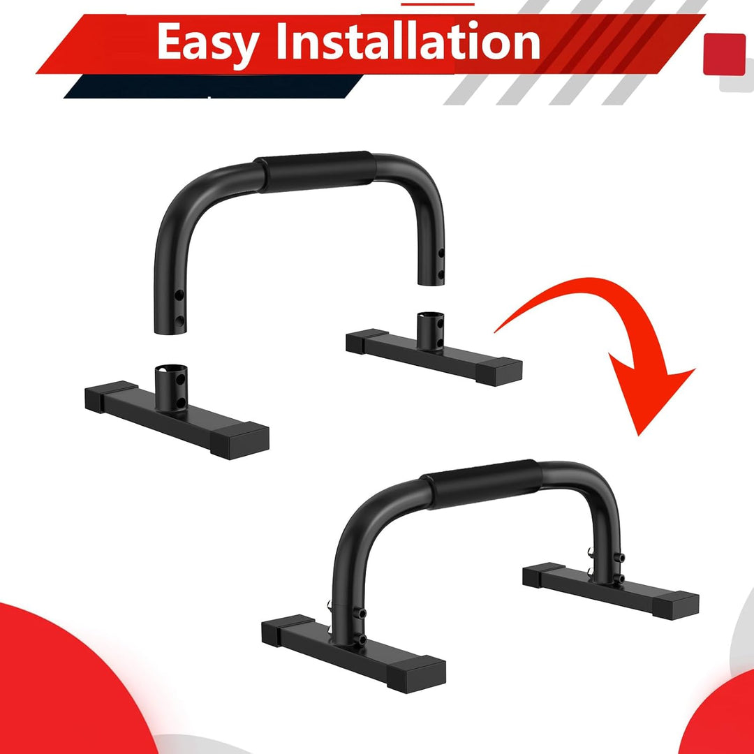 Parallettes Bars, Parallettes Liegestützgriffe Calisthenics, 300Kg/661lbs Push Up Stand Bars Equipme