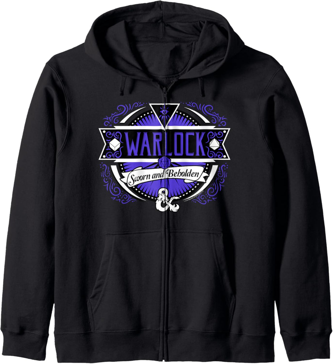 Dungeons & Dragons Warlock Sworn And Beholden Logo Kapuzenjacke