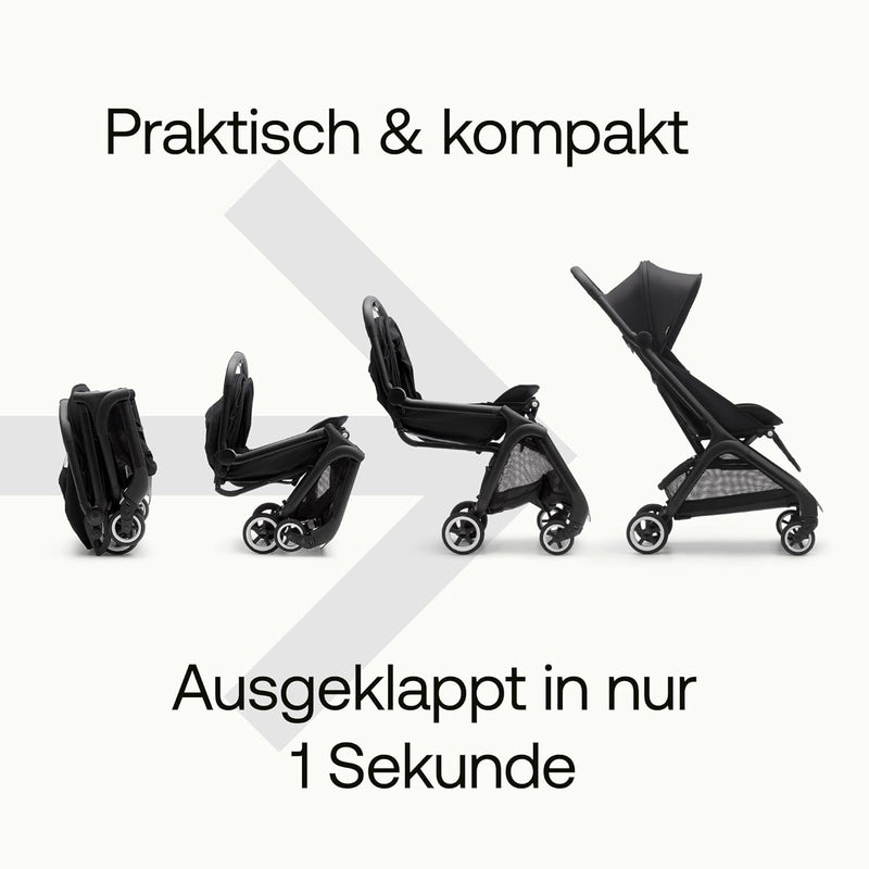 Bugaboo Butterfly ultrakompakter Reise-Kinderwagen, klein & leicht, einhändig faltbar und einfach zu