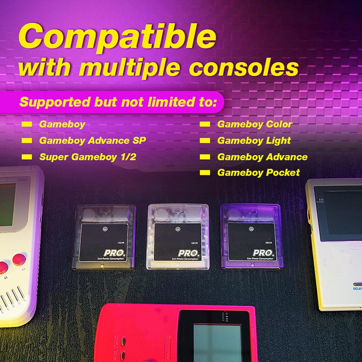 Spielkassette für Gameboy, 8G-Speicherkarte für Gameboy Color mit MBC1-, MBC2-, MBC3-, MBC5-Unterstü