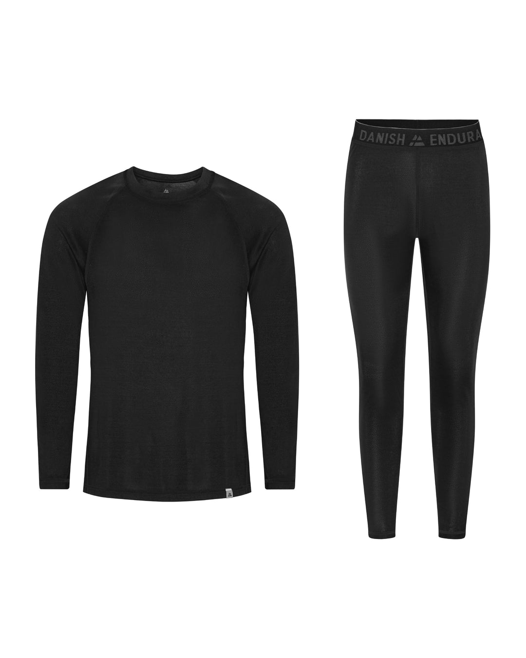 DANISH ENDURANCE Funktionsunterwäsche Set, Unisex Thermounterwäsche, Lange Unterhose & Langarmshirt,
