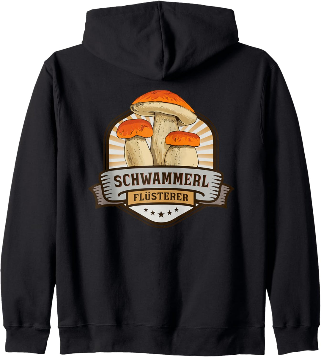 Schwammerl Flüsterer mit Pilzen für Pilzsammler Kapuzenjacke