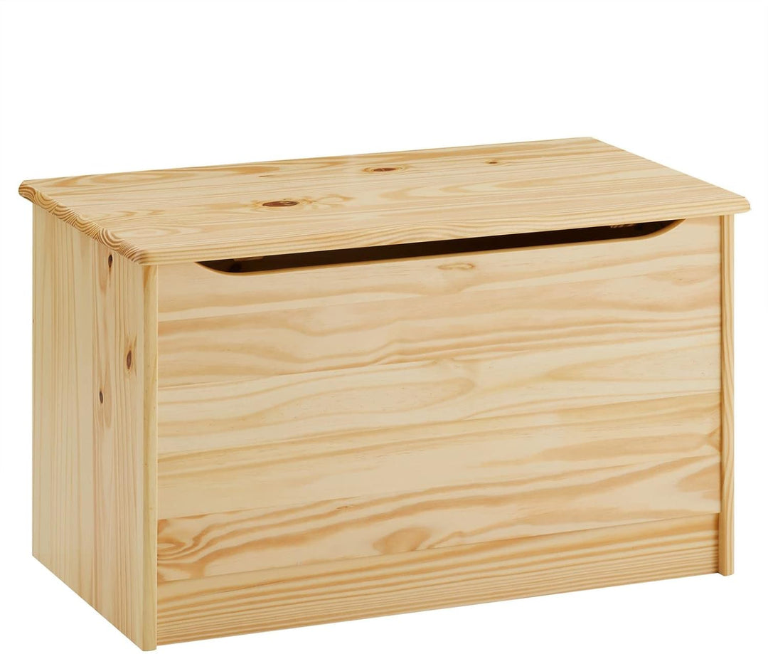 IDIMEX Spielzeugtruhe Hannah, praktische Aufbewahrungsbox aus massiver Kiefer in Natur, schöne Spiel