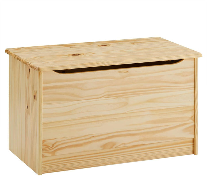 IDIMEX Spielzeugtruhe Hannah, praktische Aufbewahrungsbox aus massiver Kiefer in Natur, schöne Spiel