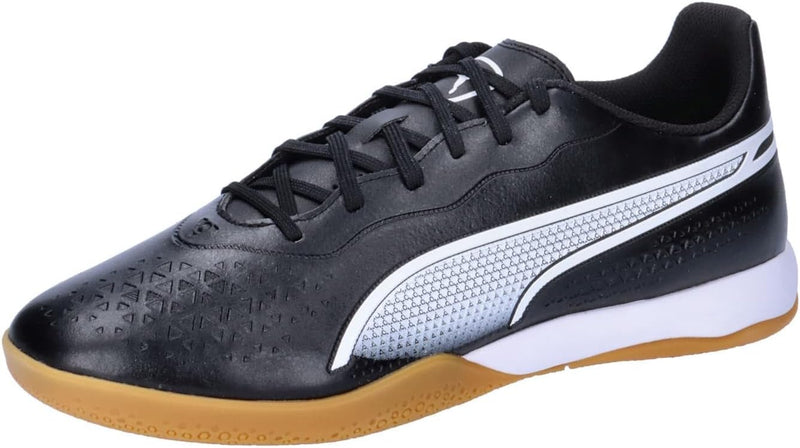 PUMA Unisex King Match It Soccer Shoe 45 EU Puma Black Puma White, 45 EU Puma Black Puma White