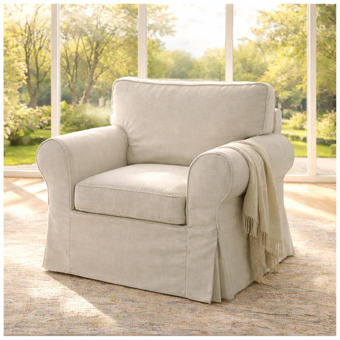 HomeTown Market Strapazierfähiger Sofabezug Ersatz kompatibel für IKEA Ektorp Stuhl Sofa Cover. Slip