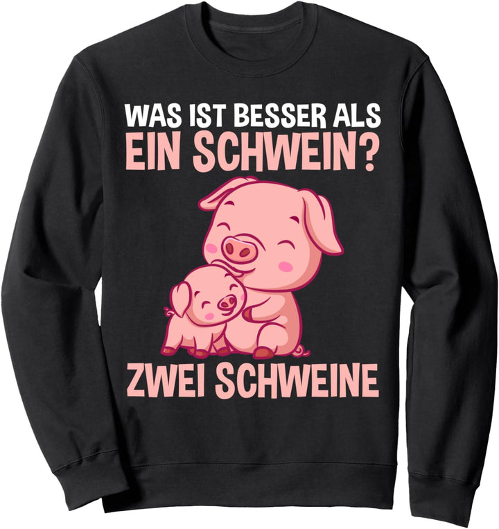 Schwein Bauer Landwirt Schweine Sweatshirt