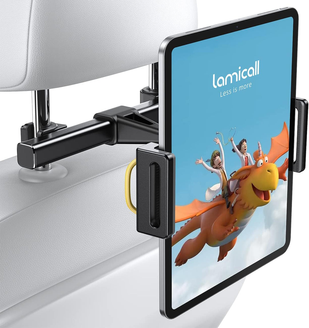 Lamicall Tablet Halterung Auto, Tablet Kopfstützenhalter - 2024 Universal KFZ Halter für iPad Pro 9.