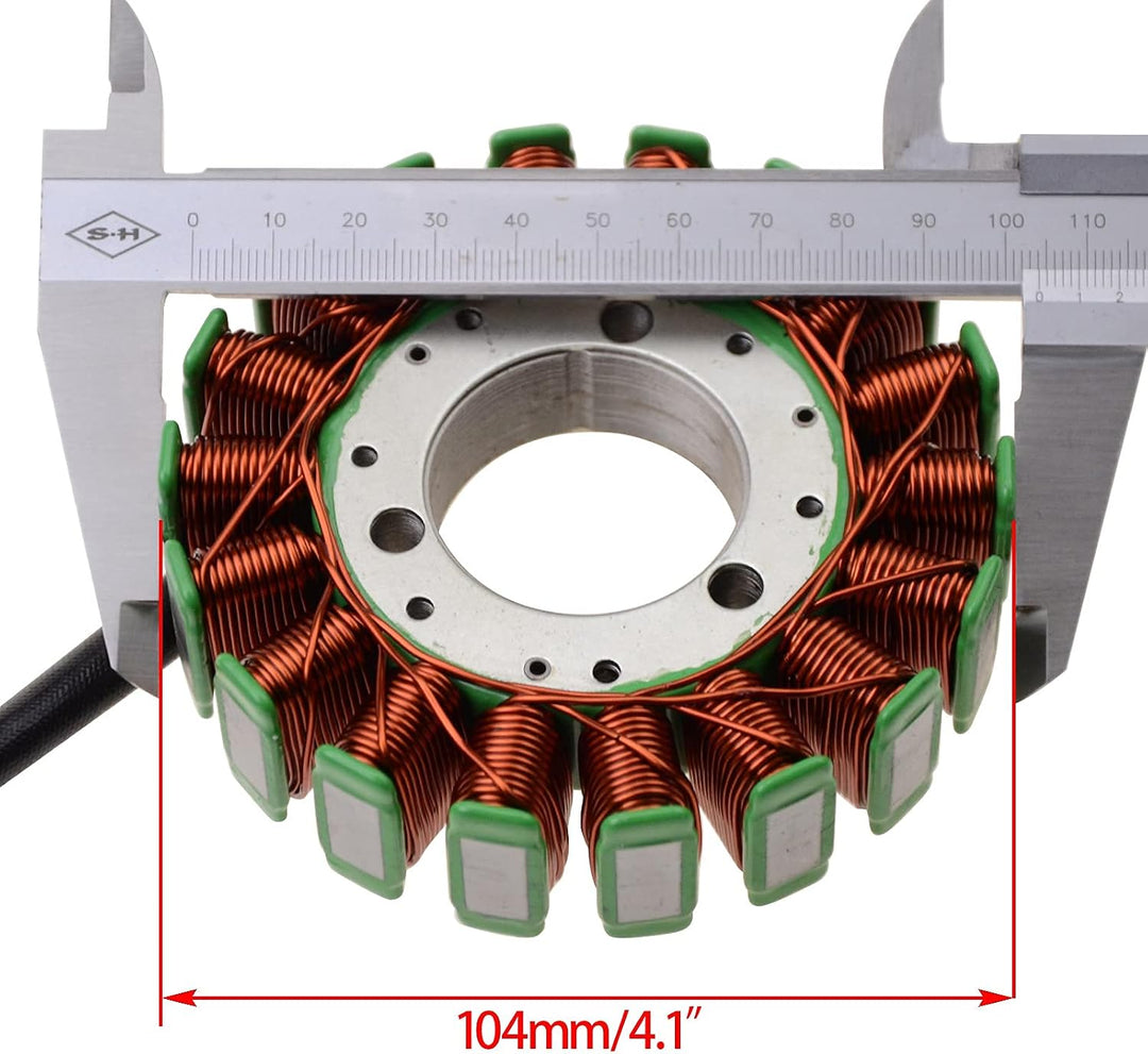 WOOSTAR 18 Spule Magneto Stator Ersatz für Hyosung GT650R GT650 GT650X V2S650 V2C650R GV650 Cruiser
