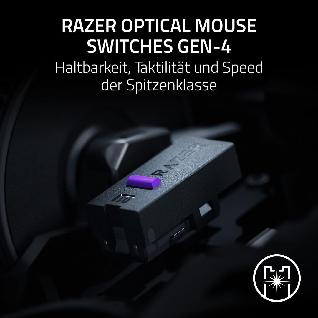 Razer Naga V3 Pro - Kabellose MMO-Gaming-Maus mit austauschbaren Seitenteilen (HyperScroll Tilt Whee
