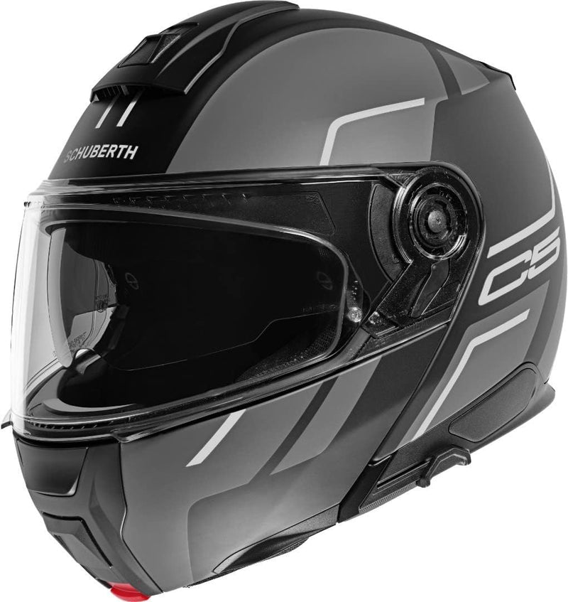 Schuberth C5 Master Klapphelm (Gray,XL (61)) 61 (XL) Master Grey, 61 (XL) Master Grey