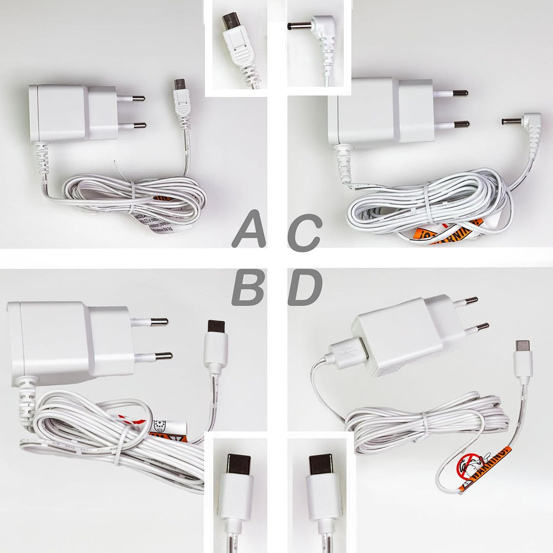 Ladegerät für Babyphone GHB, Boifun, Luvion, Oretti, Cosansys, Oleke, TrueLife, Lionello u. a. Babyf