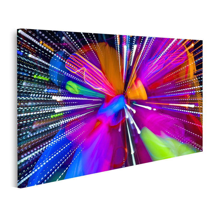 islandburner Bild auf Leinwand Neon Sexy Disco Cyber Doll Raver Fluoreszierende Kleidung Bilder Wand