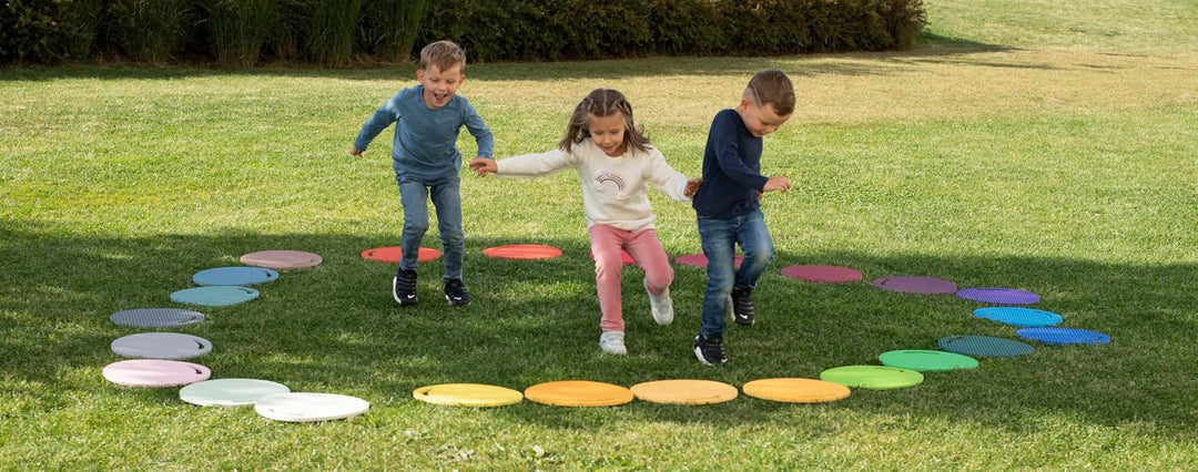 Betzold Sitzmatten 12er-Set Regenbogen, Regenbogen