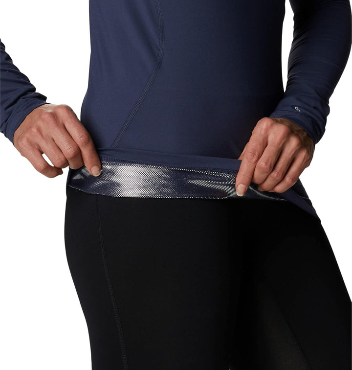 Columbia Baselayer für Damen, Midweight Stretch Long Sleeve Top, Polyester, 1639021 XS Nocturnal, XS